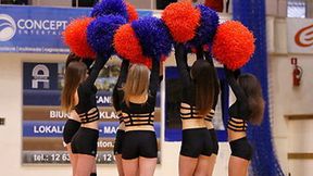 Cheerleaderki podczas meczu Wisła Can Pack Kraków - Ślęza Wrocław