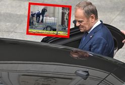 "Kierowca rozlał gnojówkę". Akcja policji przed siedzibą premiera
