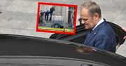 "Kierowca rozlał gnojówkę". Akcja policji przed siedzibą premiera