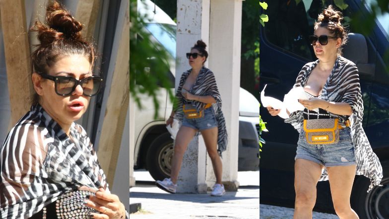 Iwona Węgrowska relaksuje się na wakacjach w Sopocie