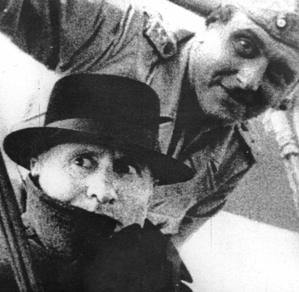 Otto Skorzeny i oswobodzony Benito Mussolini