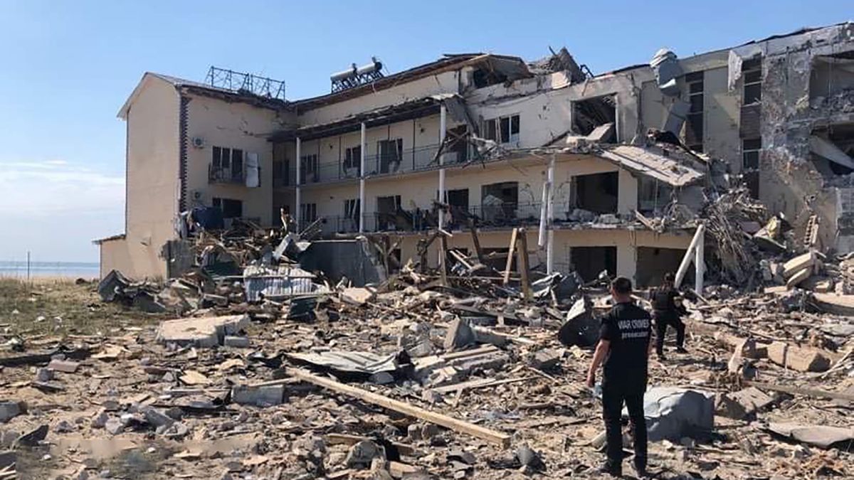 Biegli opublikowali zdjęcia zniszczonych budynków mieszkalnych w obwodzie odeskim 