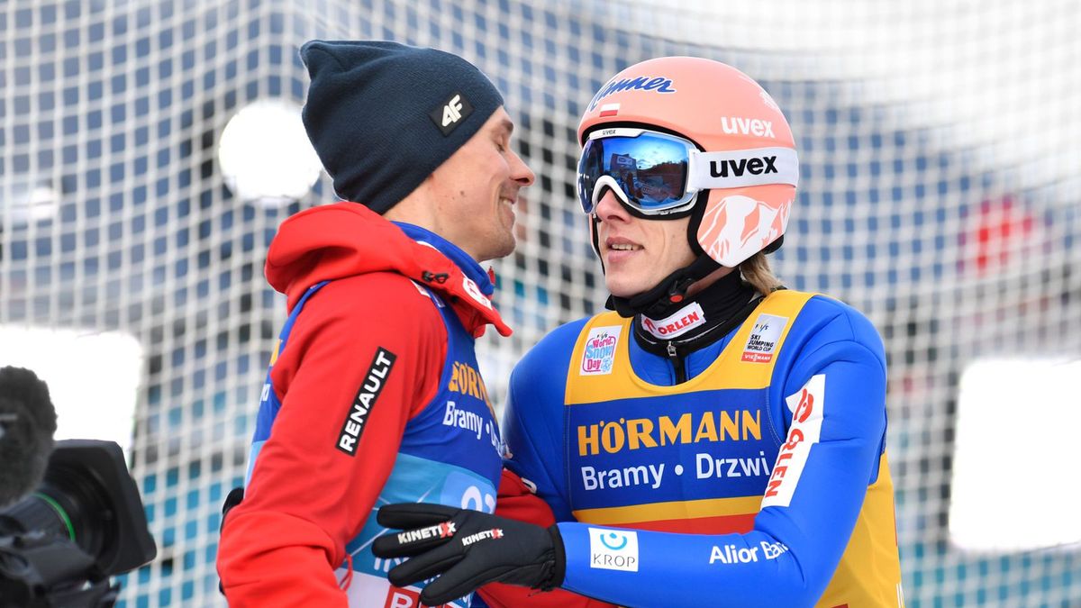 Getty Images / Franz Kirchmayr/SEPA.Media / Na zdjęciu: Piotr Żyła i Dawid Kubacki