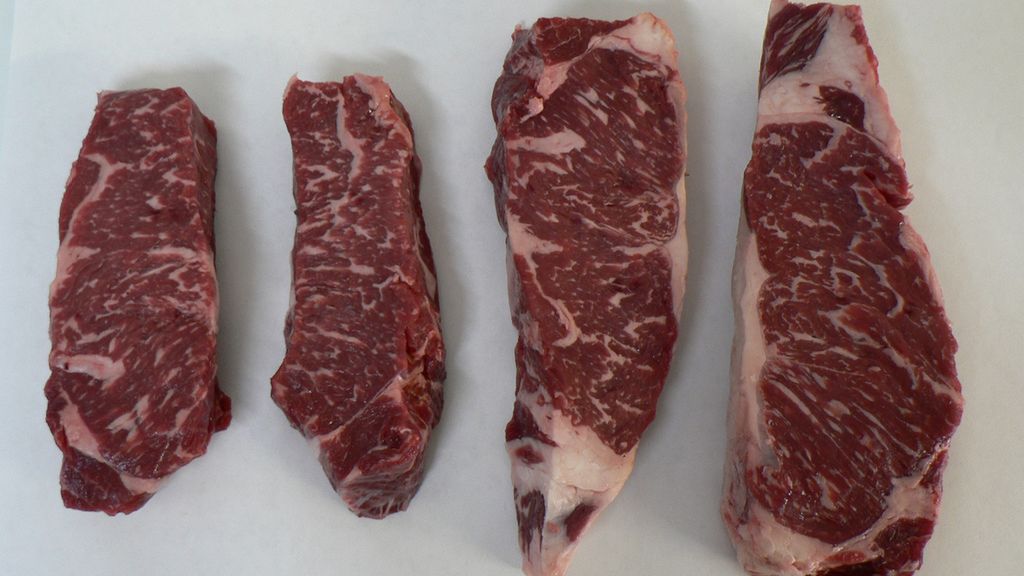Surowy mostek wołowy bez kości (samo mięso, III klasa mięsa)