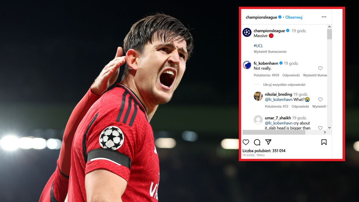 Na zdjęciu Harry Maguire