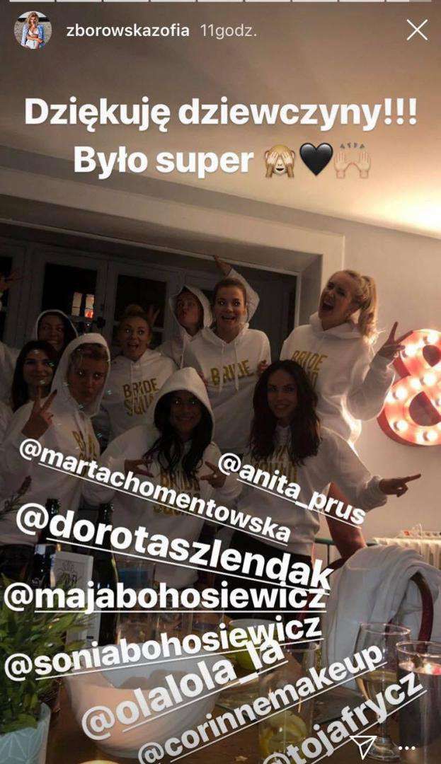 Maja Bohosiewicz na wieczorze panieńskim