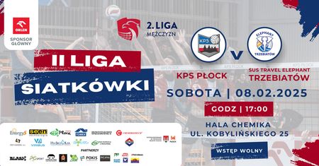 Mecz 18. kolejki II Ligi Siatkówki Mężczyzn - zapraszamy!