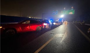 Karambol na S2 pod Warszawą. Zderzyło się 9 pojazdów, są ranni