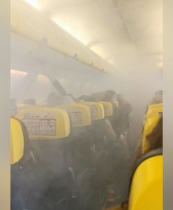 Kłęby dymu i panika na pokładzie. Koszmar pasażerów po starcie