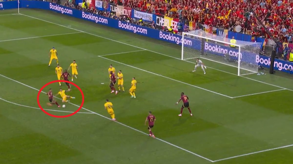 Zdjęcie okładkowe artykułu: Twitter / Screen / TVP Sport / Na zdjęciu: Youri Tielemans strzelił gola już w 2. minucie meczu Belgia - Rumunia