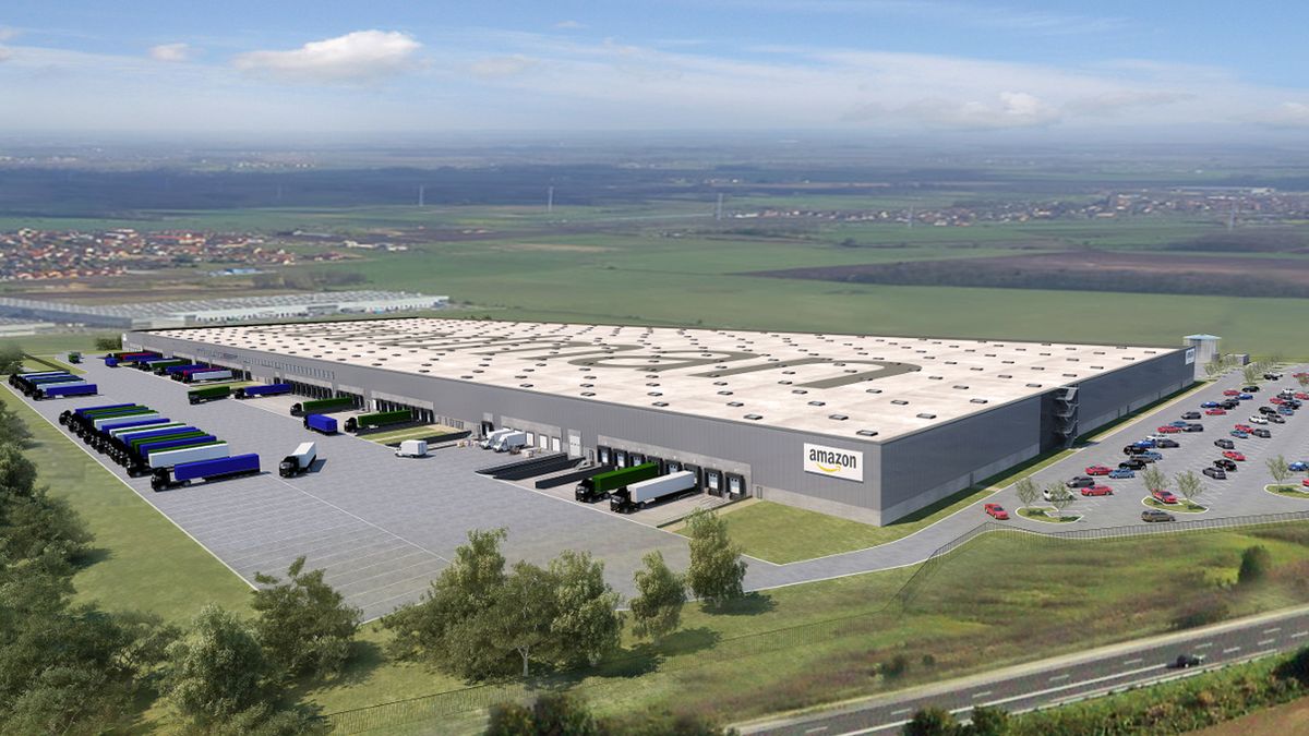 Wizualizacja budowanego centrum, źródło: Amazon