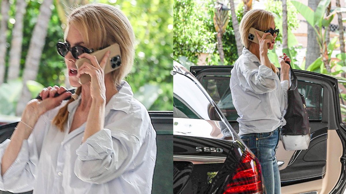 Zapracowana Nicole Kidman przybyła na lunch BEZ PERUKI