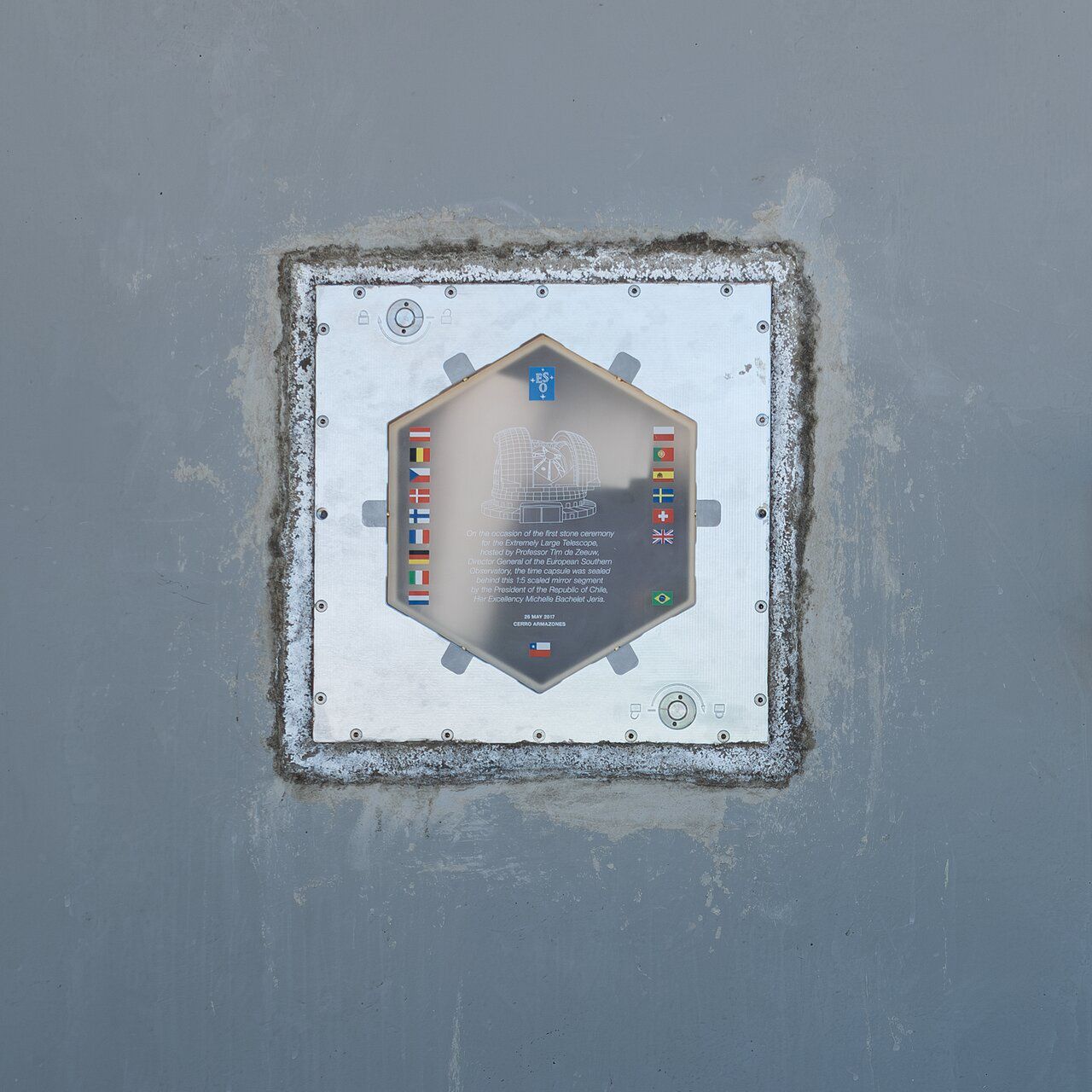 Sealing of the Extremely Large Telescope time capsule