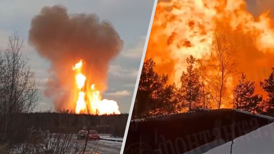 Pożar pod Petersburgiem