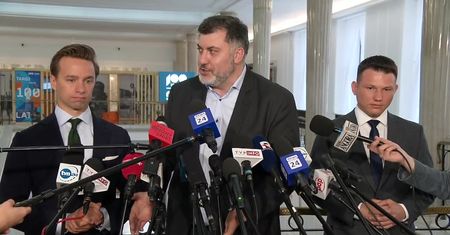 Posłowie Konfederacji bronią G. Brauna po jego groźbie wobec ministra zdrowia.