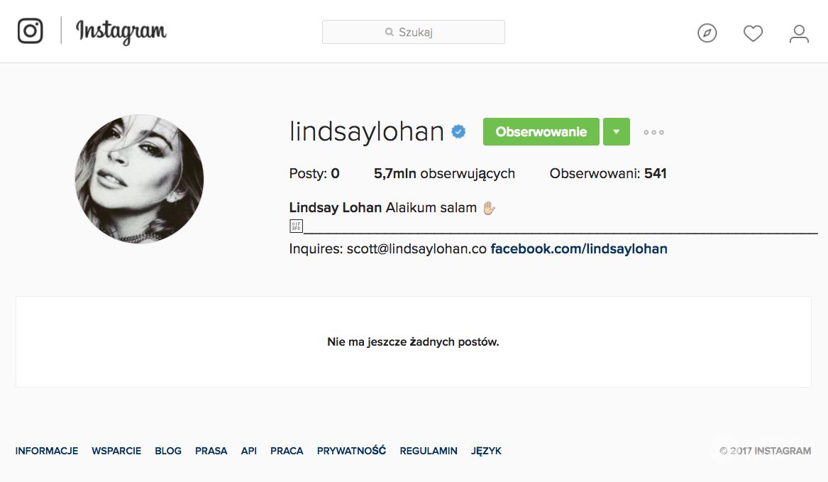 Lindsay Lohan przechodzi na Islam