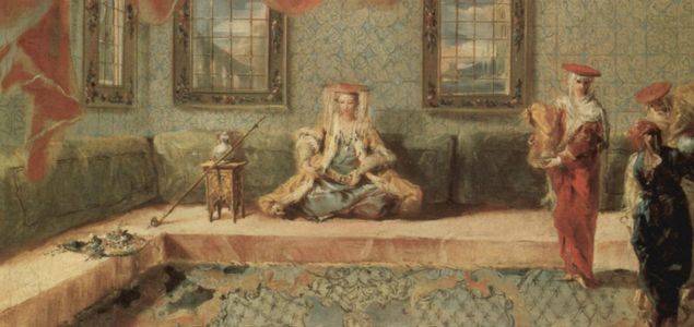 Wyobrażenie haremu na obrazie Giovanniego Antonio Guardiego (1699–1760) 