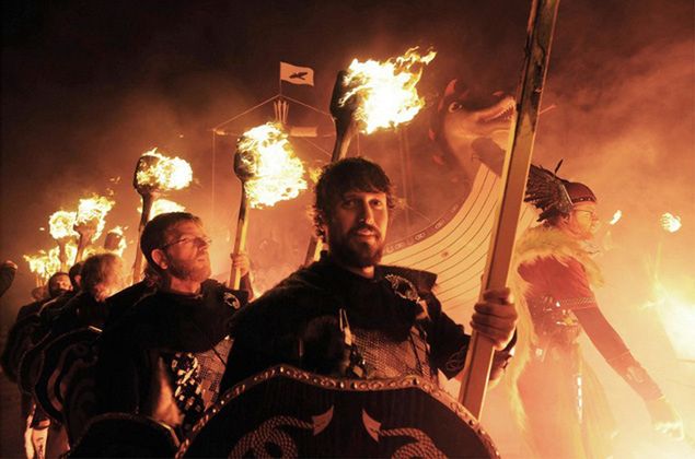 Festiwal Wikingów w Lerwick na Szetlandach 