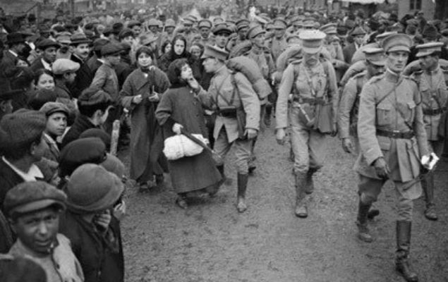 Żołnierze portugalscy we Francji, 1917 r. 