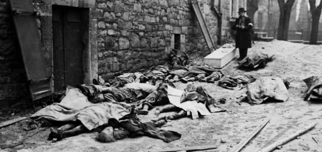 Zamordowani przez niemieckie wojska belgijscy cywile, 1944 r. 