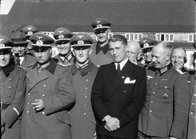 Wernher von Braun w Peenemünde, marzec 1941 r. 