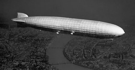 Zeppeliny - bombowce strategiczne Niemców w czasie I wojny światowej