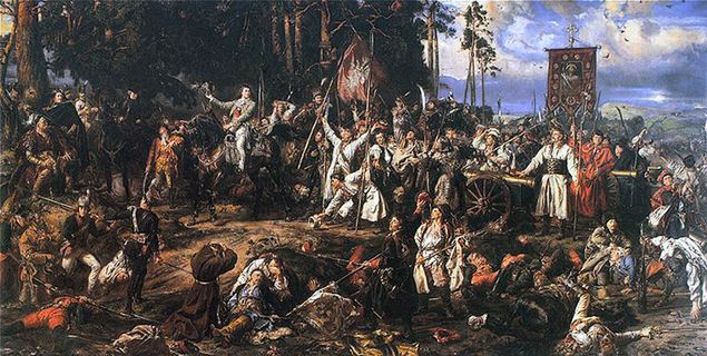 Obraz Jana Matejki z 1888 r. "Kościuszko pod Racławicami"