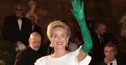 Sharon Stone i jej zielone rękawiczki