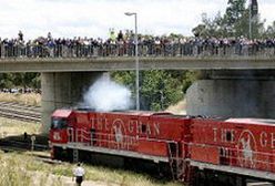 Pociąg - wielbłąd przemierza Australię