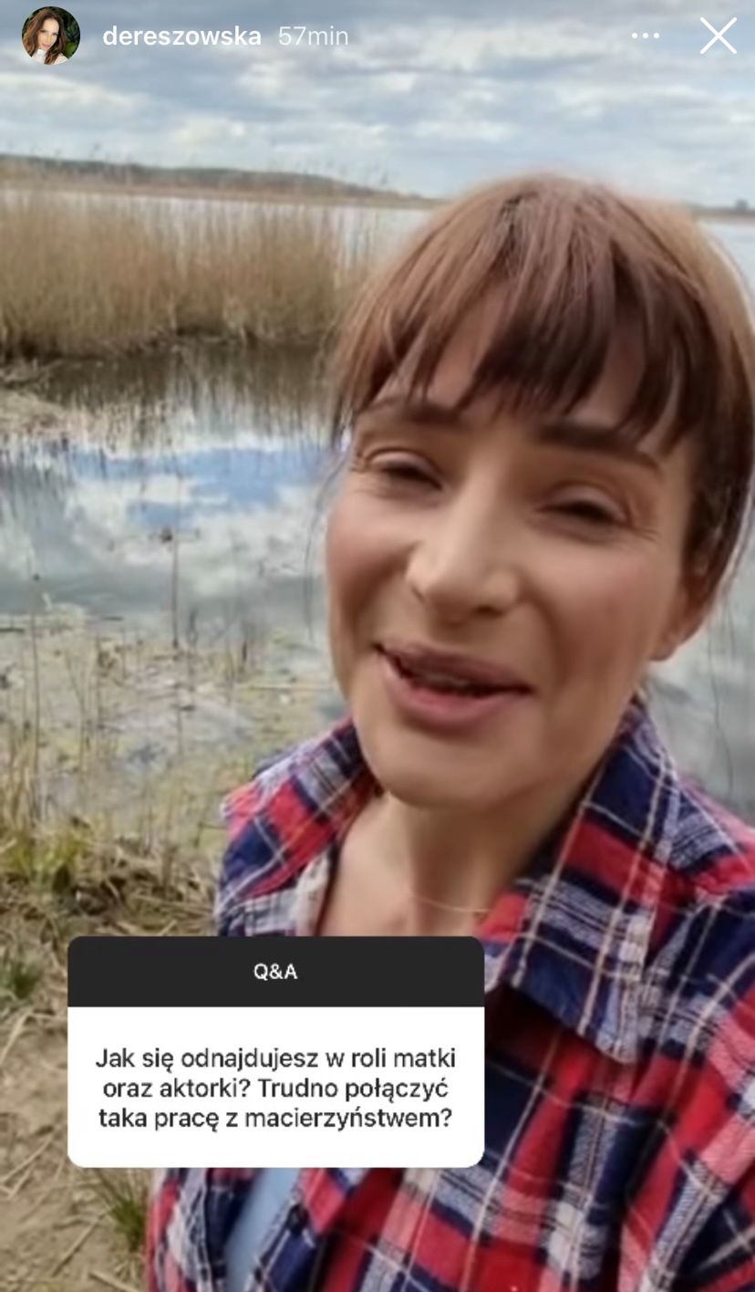Anna Dereszowska o macierzyństwie