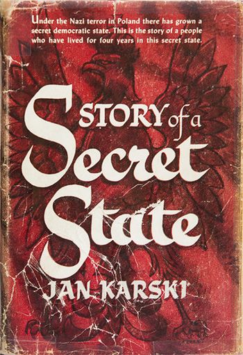 Pierwsze wydanie książki Jana Karskiego. Publikacja stała się bestsellerem w 1944 r. w USA 