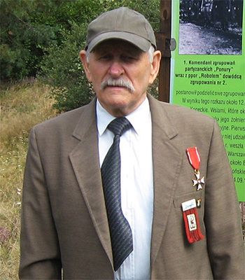 Kpr. Stanisław Janiszewski, uczestnik ataku na Końskie. Zdjęcie z 2007 r. 