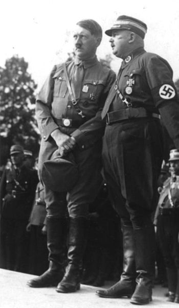 Ernst Röhm i Adolf Hitler 