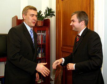 Roman Giertych spotkał się z ambasadorem Białorusi