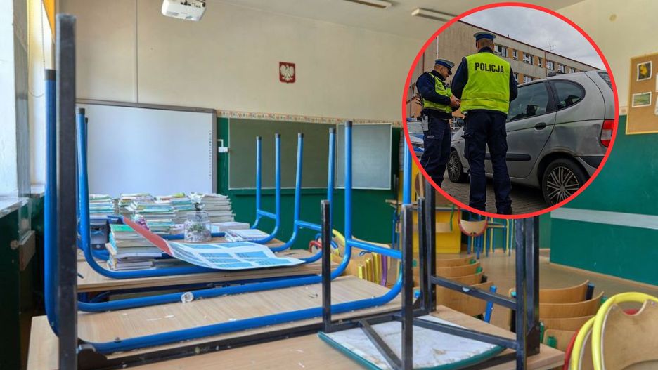 Do szkoły podstawowej przyjechała policja. Oto co zrobił 13-latek