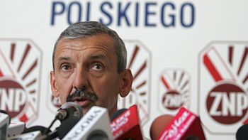 Przewodniczący Związku Nauczycielstwa Polskiego Sławomir Broniarz.