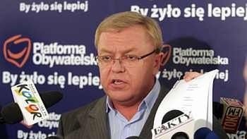 Wiceszef klubu PO Zbigniew Chlebowski.