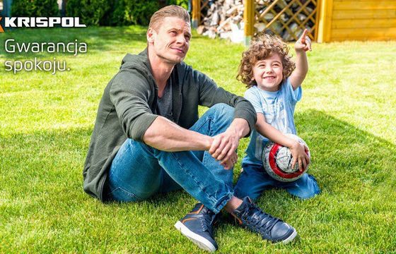 Łukasz Piszczek w kampanii Krispolu „Gwarancja spokoju”