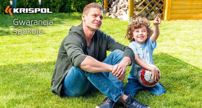 Łukasz Piszczek w kampanii Krispolu „Gwarancja spokoju”