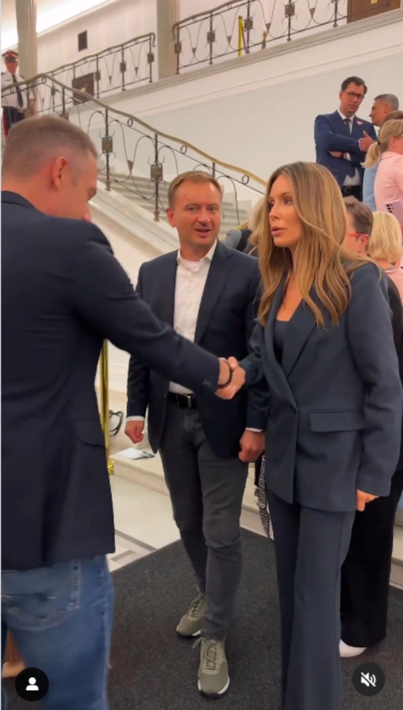 Małgorzata Rozenek pojawiła się w Sejmie