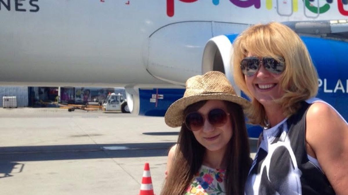 Ewa Wachowicz z córką Olą