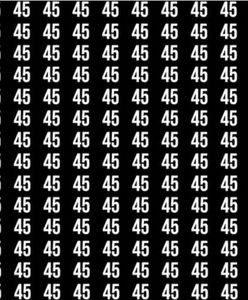 Znajdź liczbę 46. Najlepsi robią to poniżej 20 sekund