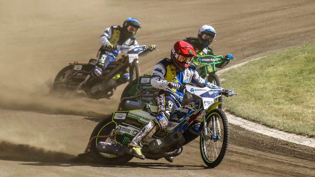 WP SportoweFakty / Julia Podlewska / Chris Holder przed Tobiaszem Musielakiem