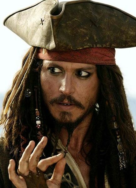 Jack Sparrow w serii filmów ''Piraci z Karaibów''