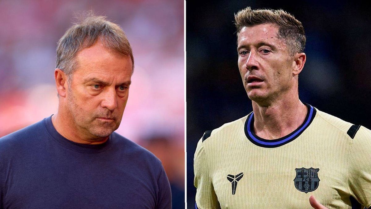 Getty Images / Fran Santiago/Getty Images/ Bruno Penas/Quality Sport Images/Getty Images / Na zdjęciu od lewej: Hansi Flick i Robert Lewandowski