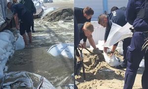 Policja ruszyła do pomocy po nawałnicach. Pokazali, jak wygląda akcja