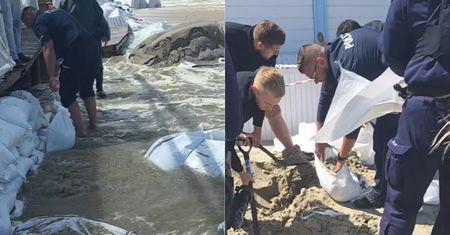 Policja ruszyła do pomocy po nawałnicach. Pokazali, jak wygląda akcja