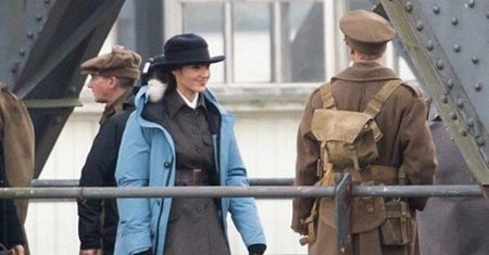 Gal Gadot i Chris Pine na planie ''Wonder Woman''