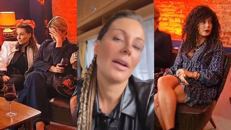 Małgorzata Rozenek, Zosia Zborowska i Anna Mucha na planie filmu Patryka Vegi