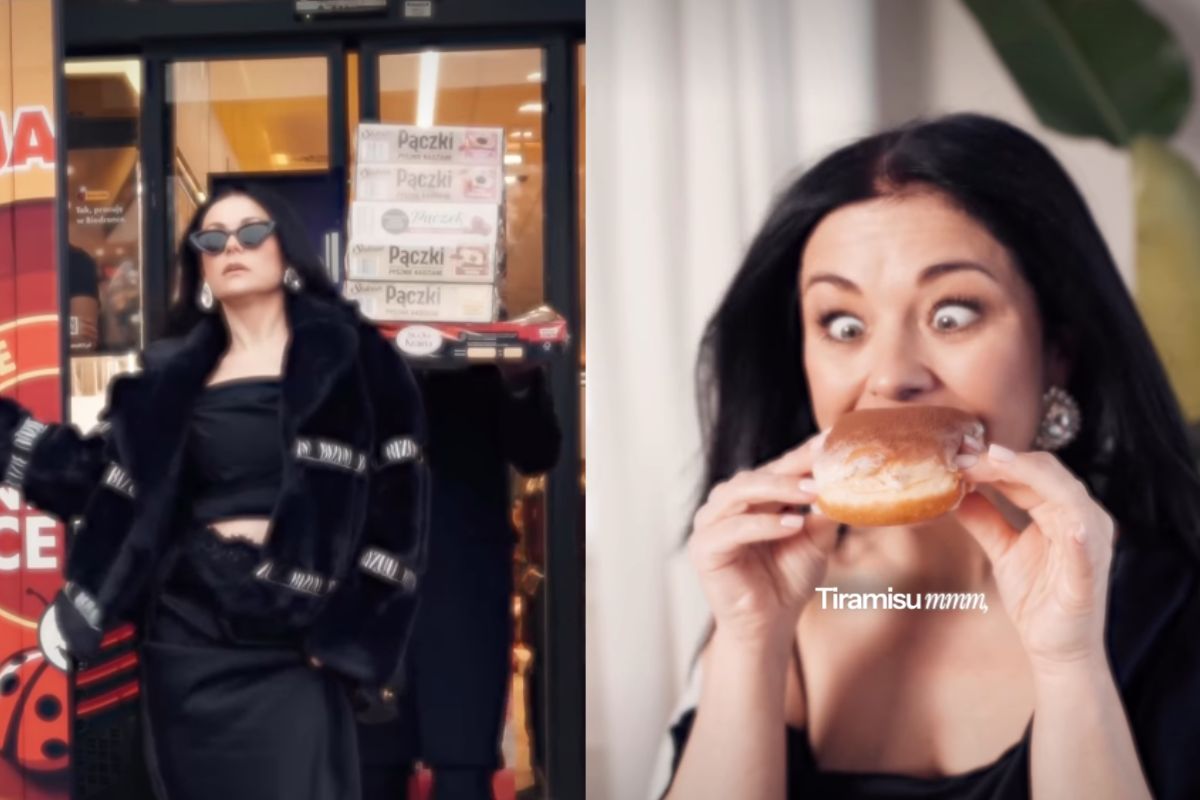 Naprawdę to zrobiła. W ten sposób Cichopek zareklamowała pączki z Biedronki